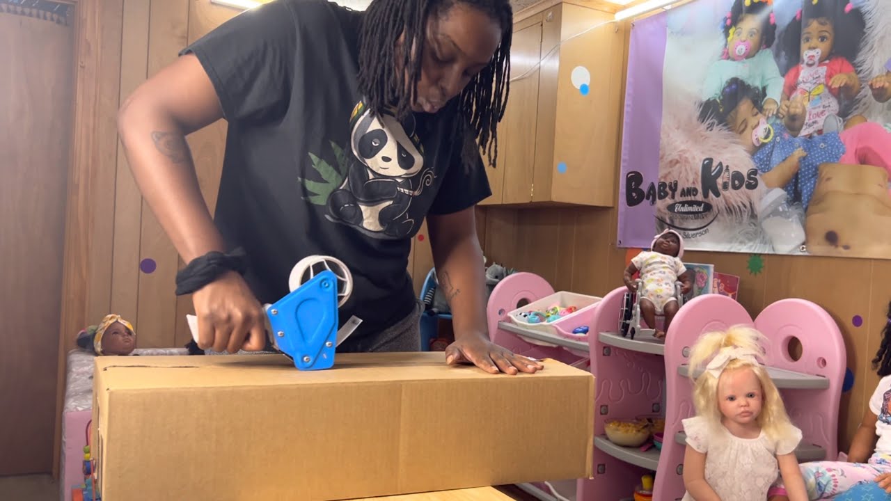 Reborn baby girl box opening packing for travels home YouTube