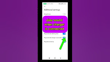 Turn on play sound when charger is connected | Charging sound ko kaise enable kry #shorts