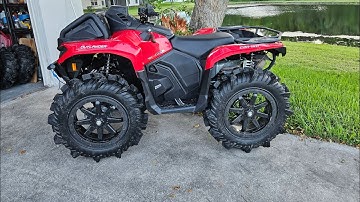 33s on 2023 Outlander! XMR 700 Can Am Fender Trimming Mods and testing results XMR700 part 2