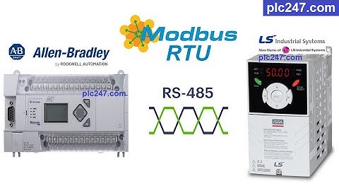 MicroLogix 1400 "Modbus RTU" LS iG5A Tutorial