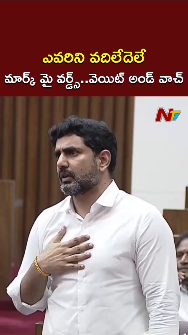 ఎవరిని వదిలేదెలే..మార్క్ మై వర్డ్స్..వెయిట్ అండ్ వాచ్: Minister Nara Lokesh | Ntv