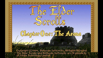 The Elder Scrolls Arena (DOS, 1994) - Gameplay