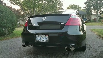 2010 Honda Accord V6 RV6 PCD J Pipe with Vibrant Mufflers