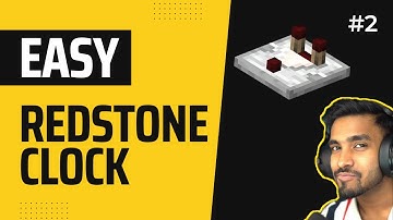 Redstone Clock in Minecraft[Java/PE/Bedrock] #minecraft #redstone