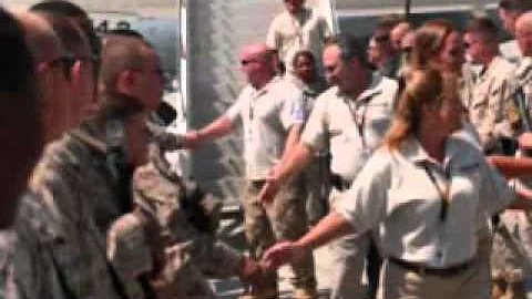 Jennifer Radtke in Afghanistan Kalitta Air Troop S...