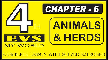 CLASS 4 EVS LESSON 6 ANIMALS AND HERDS | ਜੰਤੂ ਅਤੇ ਝੁੰਡ | WITH QUESTION AND ANSWER (PSEB)
