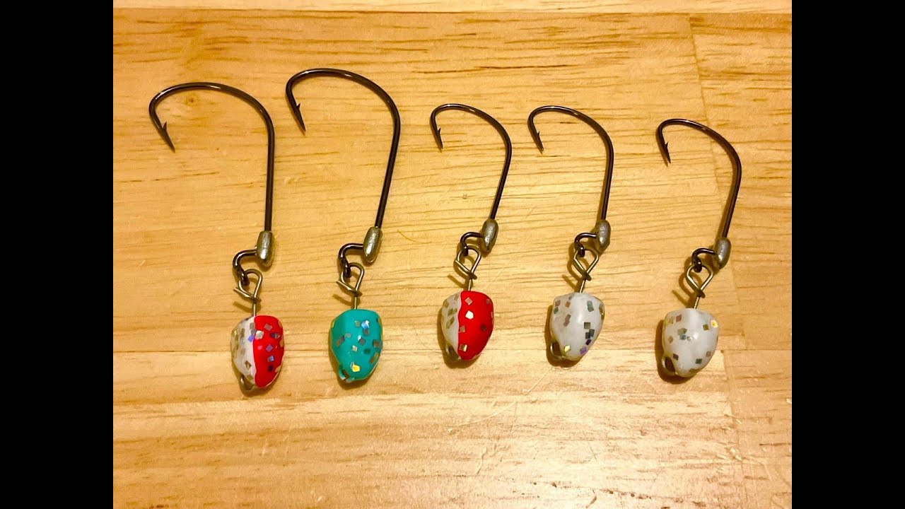 Testing my customized weedless soft plastic lure for flathead fishing