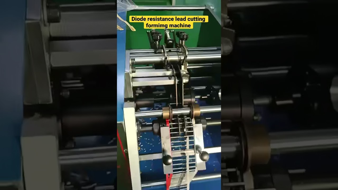 Auto Resistance diode lead cutting forming machine