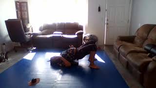 MJC PE Self defense Technique Man Pinning Both Wrists in Mount Position