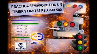 Practice traffic light control with only a timer and limits (RSlogix 500 software) Micrologix and...