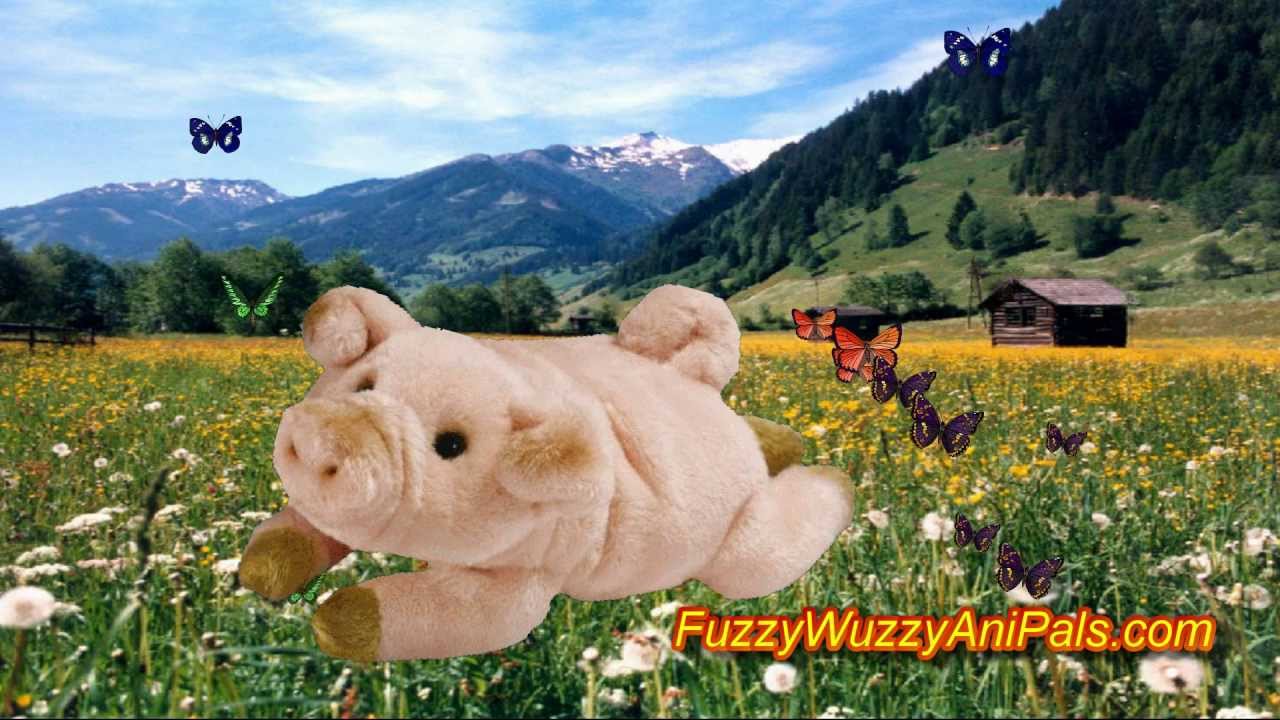 Plush Yorkshire Pig Stuffed Animal