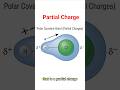 What is a Partial Charge? (delta+ vs delta-) Explained ⚡ #science #biochemistry #chemistry