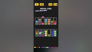 Ball Sort Puzzle Special Level after Level 1025 / Lock Ball and Key Ball and Question Mark Ball