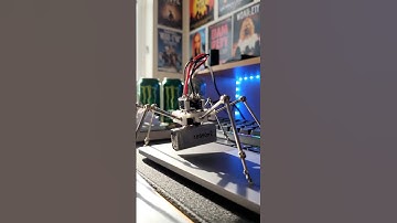 A Spider-Shaped Robot Frame Powder By Just One Battery🔋#robotics #diy