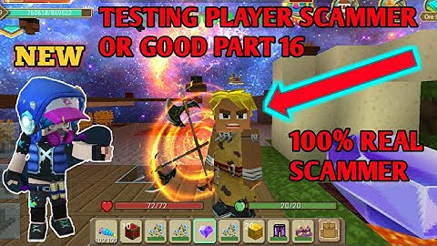 SKYBLOCK - TESTING PLAYER SCAMMER OR GOOD PART 16 | RAPPY PRO BG