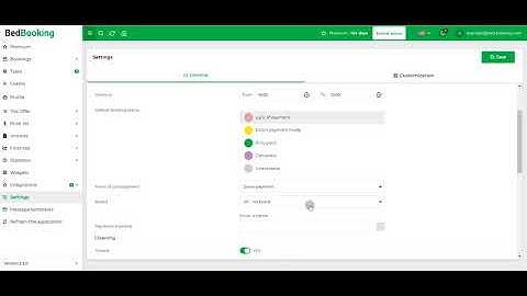BedBooking  - How can I set a default prepayment type for bookings UK WEB