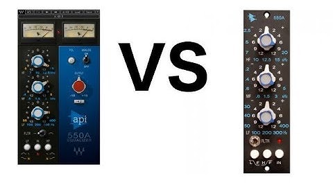 Waves API 550A vs Hardware