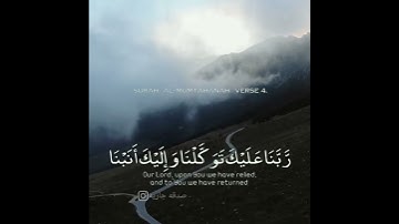 القارئ: رعد الكردي.سورة | الممتحنة | الأية 4.