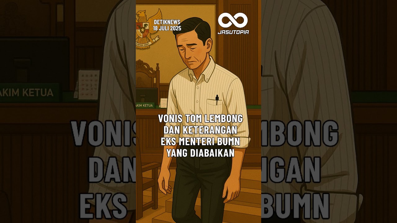Vonis Tom Lembong dan Keterangan Eks Menteri BUMN yang Diabaikan