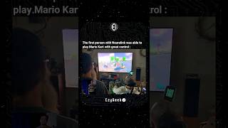 🤯 Neuralink implant lets patient control Mario Kart with their brain! #neuralink #bci #gaming