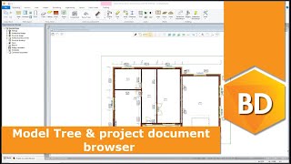 Vertex BD - Model Tree and project document browser