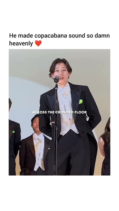 Barry Manilow - Copacabana (At the Copa) [Performed by Harvard Din & Tonics]