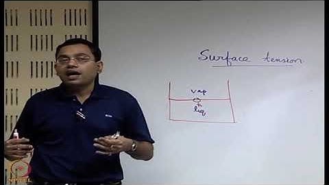 Lecture 12: Surface Tension (Part I)