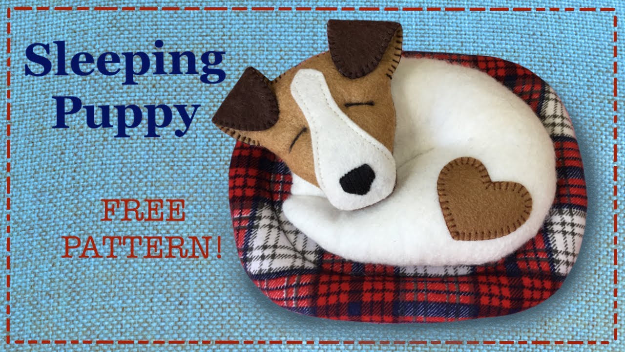 How To Sew A Sleeping Puppy Free Pattern Full Tutorial With Lisa
