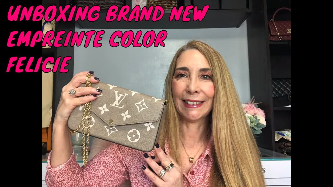 UNBOXING LOUIS VUITTON NEW RELEASE  LV POCHETTE FELICIE UNBOXING 