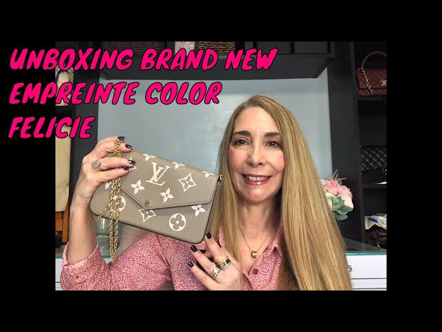 LOUIS VUITTON FELICIE POCHETTE UNBOXING 2020