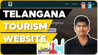 Telangana Tourism Page using HTML, CSS | Full Stack Web Development screenshot 5