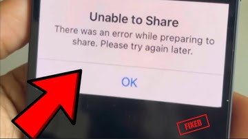 Unable to share, there was an error while preparing to share airdrop : Fix