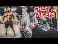 HEAVY Dumbbell Pressing | Chest & Triceps