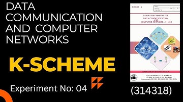 DCN msbte PRACTICAL NO: 04 manual - msbte Data communication and computer networks manual answers ||
