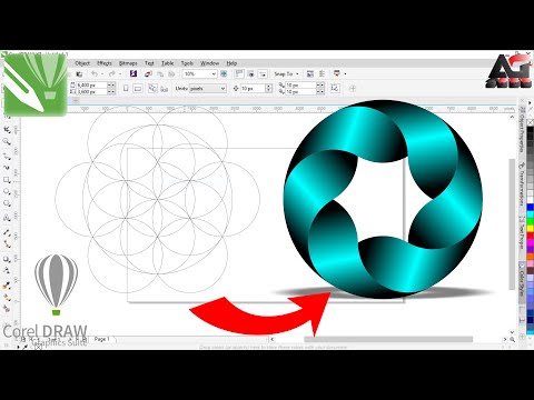 Circle logo design/Corel Draw Tutorial