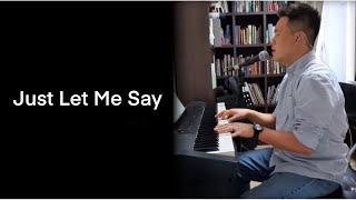(ENG) JUST LET ME SAY 주를 향한 나의 사랑을  | cover by JK Music