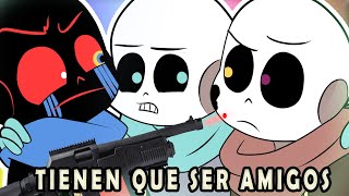 TIENEN QUE SER AMIGOS!! O SE PUDRE TODO - Berry EL KAWAII -  TINTA  Y Windows 98 La dificil-  MEME