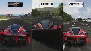 Assetto corsa [ps4 and pc for 3:00 footage] driveclub [ps4] forza
motorsport 6 [xbox one] http://www.facebook.com/motogames
http://twitter.com/motogames http...