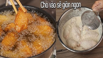 Cánh Gà Chiên theo cách này ngon hơn cánh gà chiên nước mắm