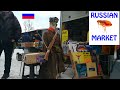 Giant FLEA MARKET in Russia. | St. Petersburg