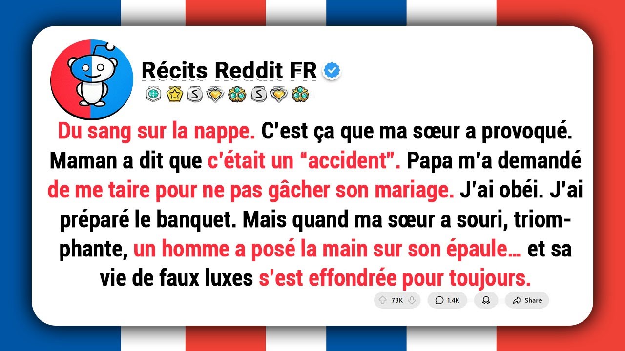 Ce soir-là, ma sœur trônait au bout de la table comme une reine, étalant sa bague et son futur mariage avec des milliers d'orchidées. Mes parents la regardaient avec adoration, tandis que moi, je...
