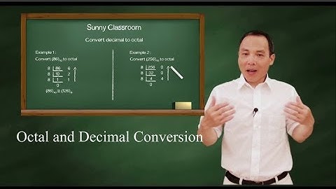 octal and decimal conversion