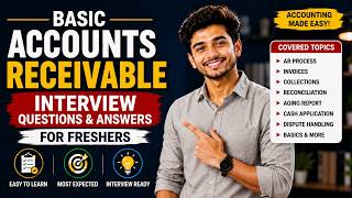Basic Accounts Receivable Interview Questions and Answers | Finance & Accounting Interview #accounts