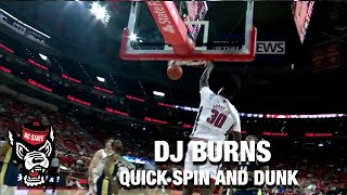 NC State s DJ Burns With A Quick Spin And Slam