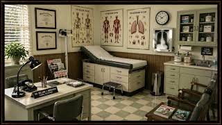 Retro Dr's Office TV Art Wallpaper Screensaver | 3 Hours | Vintage Medical Exam Room Decor Ambience