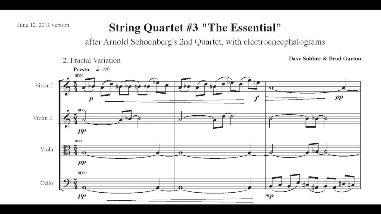 Dave Soldier - Fractal String Quartet (featuring PubliQuartet)
