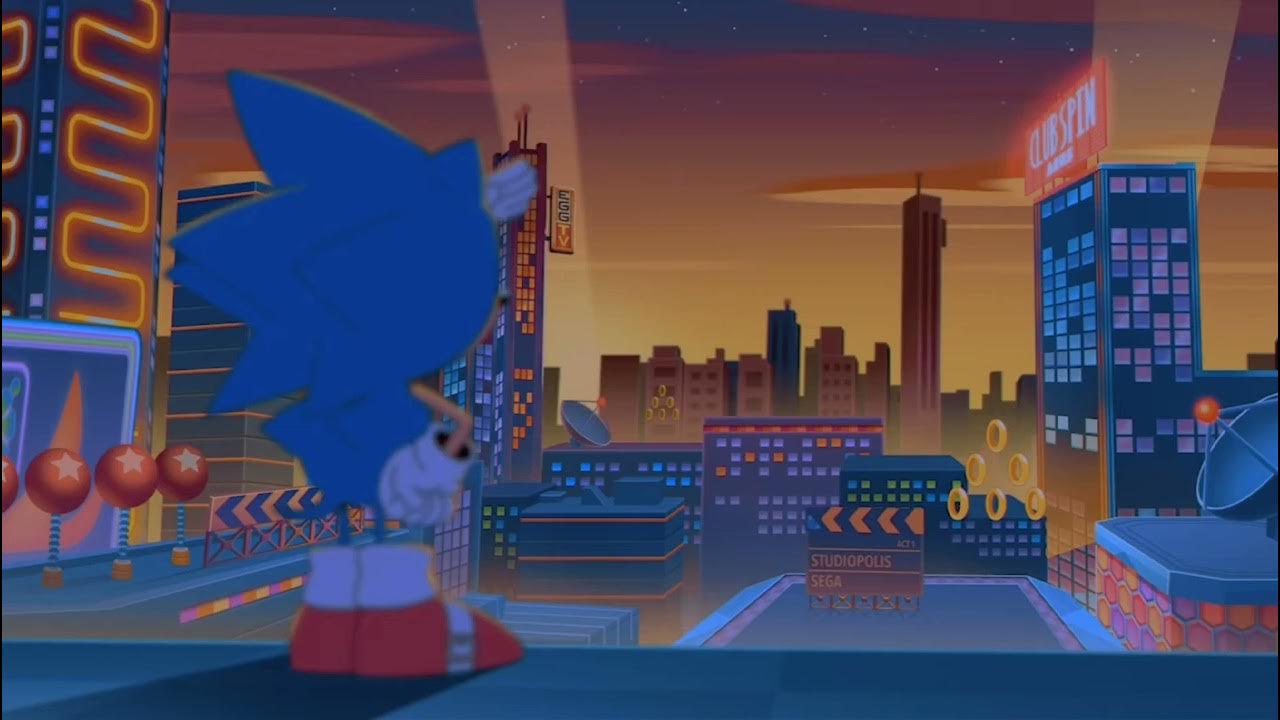 Lights, camera, action! Sonic Mania Studiopolis OST (sped up) YouTube