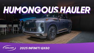 2025 Infiniti QX80 Up Close: Bigger; Better? by Cars.com 6,494 views 4 weeks ago 5 minutes, 53 seconds