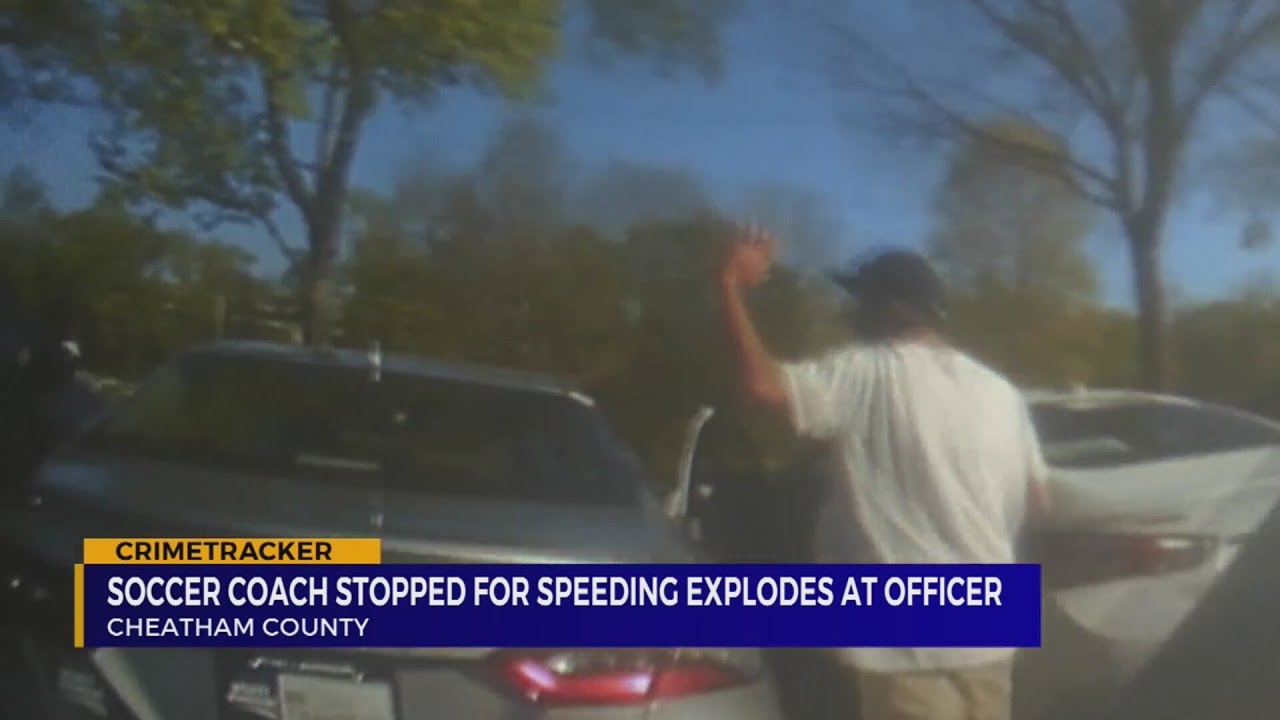 TN soccer coach stopped for speeding explodes at officer | VIDEO
