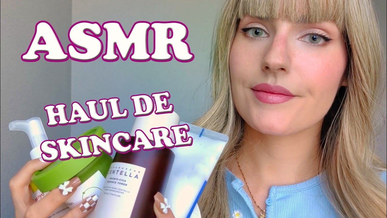 ASMR HAUL SKINCARE DE STYLEVANA Y REVIEW- ASMR español y susurrado | HelenASMR